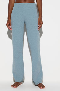 Allegra Chenille Pants- Ocean Fog