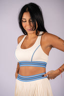 Lucille Top - Opal Sky Colorblock