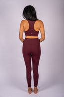 Margot Rigor Legging - Dark Cherry / Black