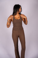 Zinnia Florence Flare Pant - Check
