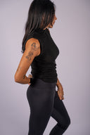 Silva High Neck Tank - Black