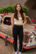 Seamless Exhale Tank - Vintage White