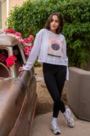 Cosmic Connection Drew Top - White