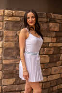 Set Serve Active Dress - White