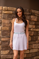 Set Serve Active Dress - White