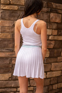 Set Serve Active Dress - White
