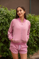 Track Mode Jacket - Wild Orchid / White