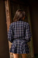 Valencia Jones Pleated Skirt - Check