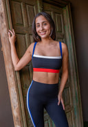 Monah Rigor Bra - Black / Cobalt
