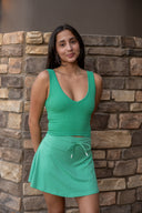 June Skort - Fern
