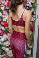 Rella Legging- Crimson Dot