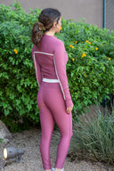 Banded Seamless 7/8 Legging - Deco Rose Frost