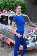 Foundation SS Tee - Bright Navy