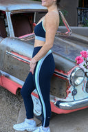 Emerson Airweight High Waist- Indigo/Dove Grey