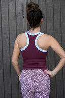 Bari Tank Top- Plum