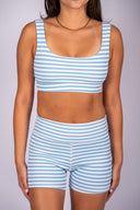 Sparrow Short - Blue Stripes