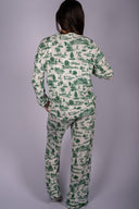 Livy Top / Connie Pant Set - Green Fairway Toile
