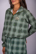 Atticus Pullover Jacket - Fairway Plaid