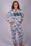 Georgie Pant - Evening Golf Toile