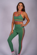 Anari Top- Rally Green Colorblock
