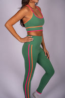 Anari Top- Rally Green Colorblock