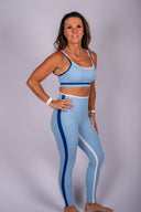 Eva Rigor Double Strap Bra- Skylight/Cobalt