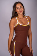 Rhythm Caleb Tank Top- Raisin