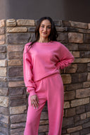 Amelia Crewneck Sweatshirt - Grapefruit