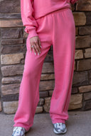 Amelia Straight Leg Pants - Grapefruit