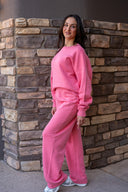 Amelia Crewneck Sweatshirt - Grapefruit