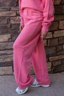 Amelia Straight Leg Pants - Grapefruit