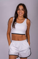 Kira Dolphin Shorts - White
