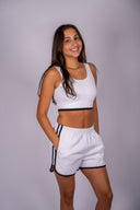 Kira Dolphin Shorts - White