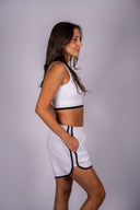 Kira Dolphin Shorts - White