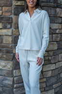 Patch Pocket Fleece Jogger - Vanilla