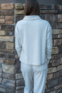 Fleece Half Zip Pullover - Vanilla