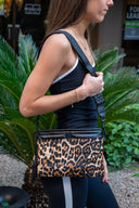 Downtown Crossbody - Wild Leopard / Pearl Black