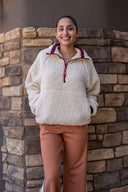 Harlow Fleece Pullover - Macadamia