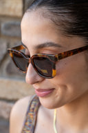 High Tide Sunglasses - Brown Tortoise-Brown