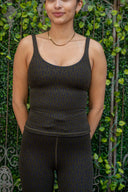 Castilla Amelia Tank Top - Olive