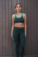 Robbie Airweight Bra - Military / Spearmint