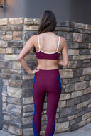 Adesa 25in High Midi Pant - Merlot