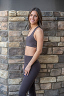 River High Waist Airweight Stirrup Legging - Dark Chocolate