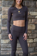 Amelia Lite Shrug - Dark Chocolate