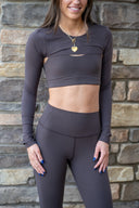 Amelia Lite Shrug - Dark Chocolate