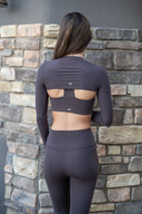 Amelia Lite Shrug - Dark Chocolate