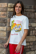 Feeling Lucky Jodhi Tee - Creme