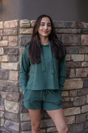 Valley Hoodie - Smoky Basil