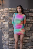 Roma Dress - Strawberry Sunset Ombre
