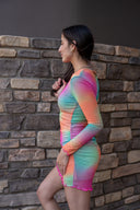 Roma Dress - Strawberry Sunset Ombre